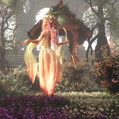 Bright colors, sunlight, flowers and thriving plants all fall under the reign of the goddess of summer...